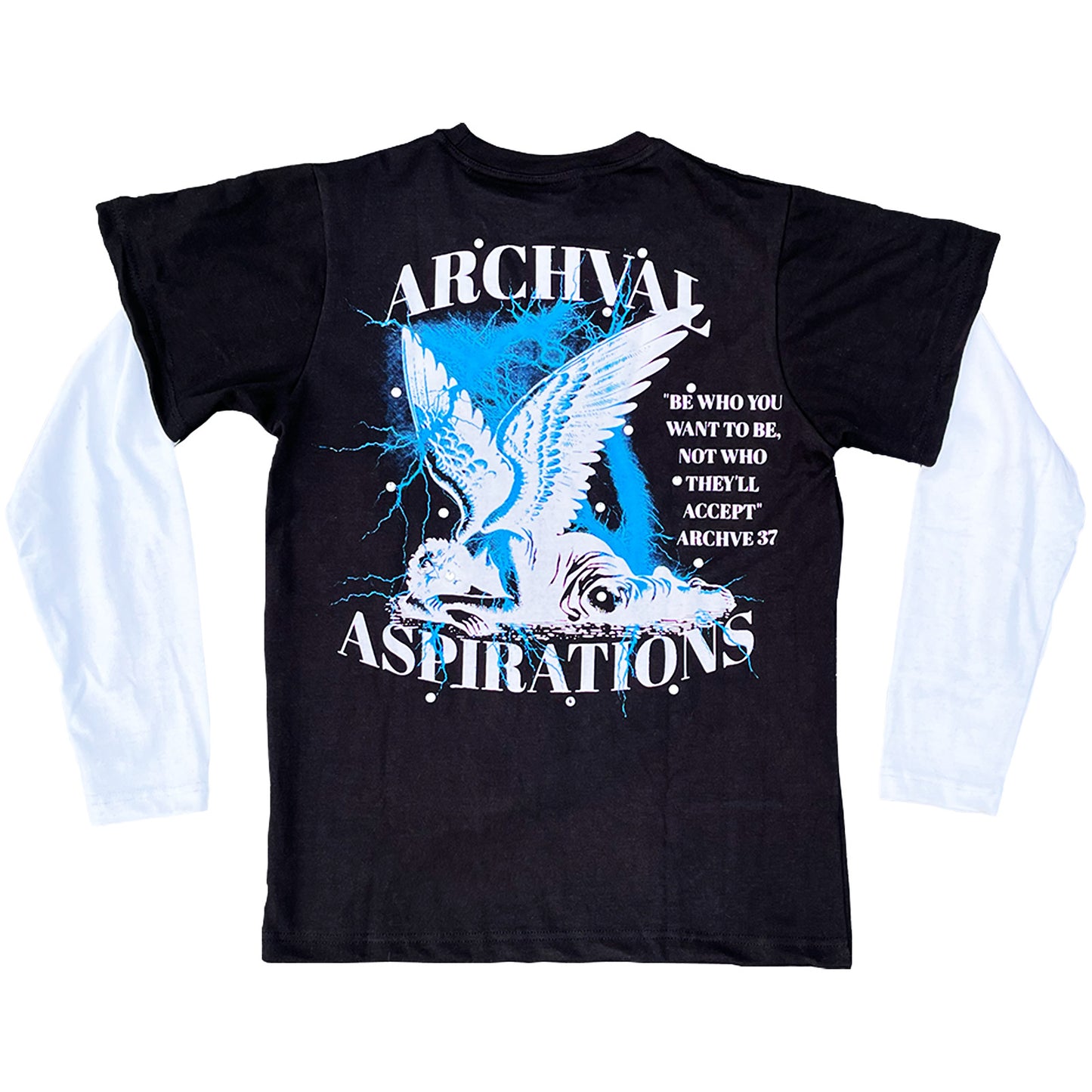 "ASPIRATIONS" DOUBLE SLEEVED TEE